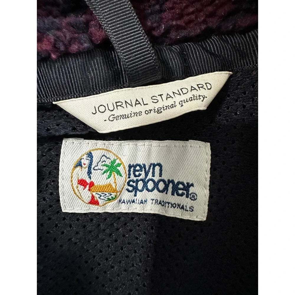 Vintage‎ Reyn Spooner X Journal Standard Men Size M Sherpa Fleece Jacket EUC